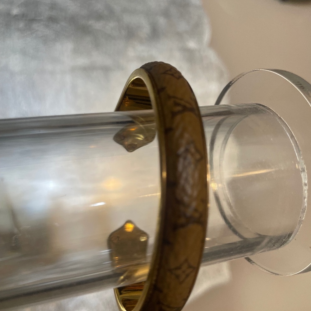 Louis Vuitton monogram cuff bracelet